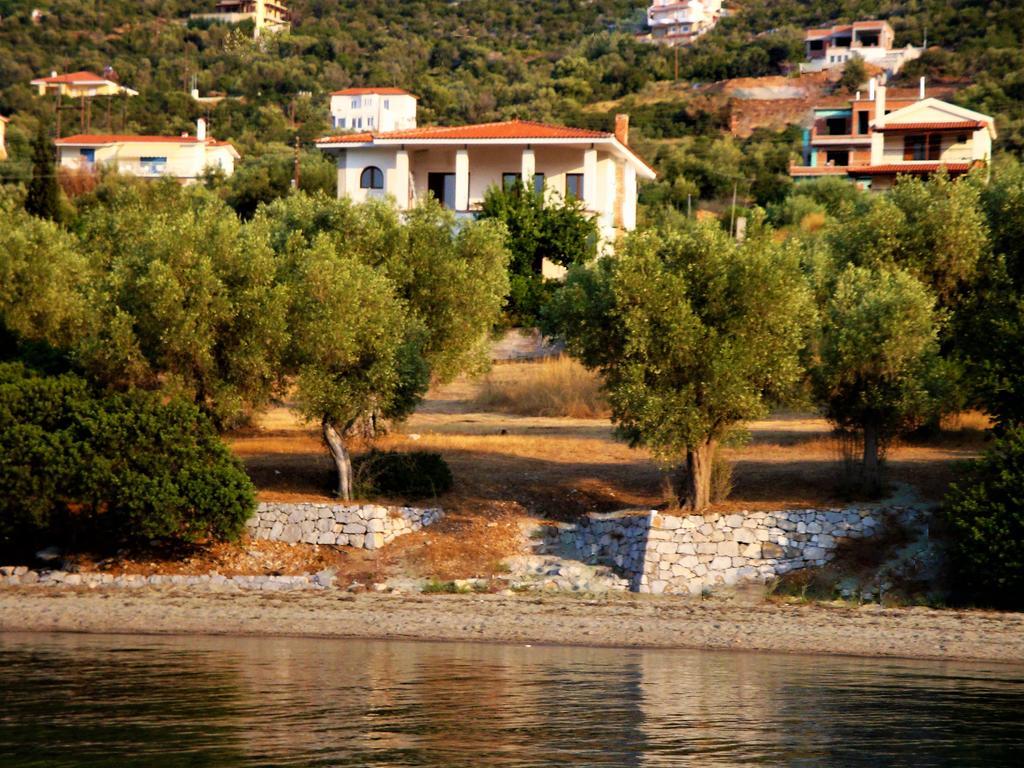 Waterfront Mediterranean Villa Skroponeria エクステリア 写真